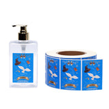 high quality foil-stamping daily use chemical label